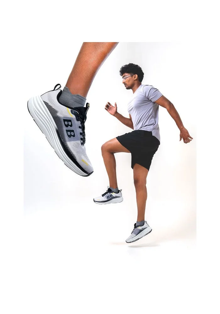 Bacca Bucci Storm Grey AEROCORE All-Day Athleisure Sneakers for Men | Best Price UAE